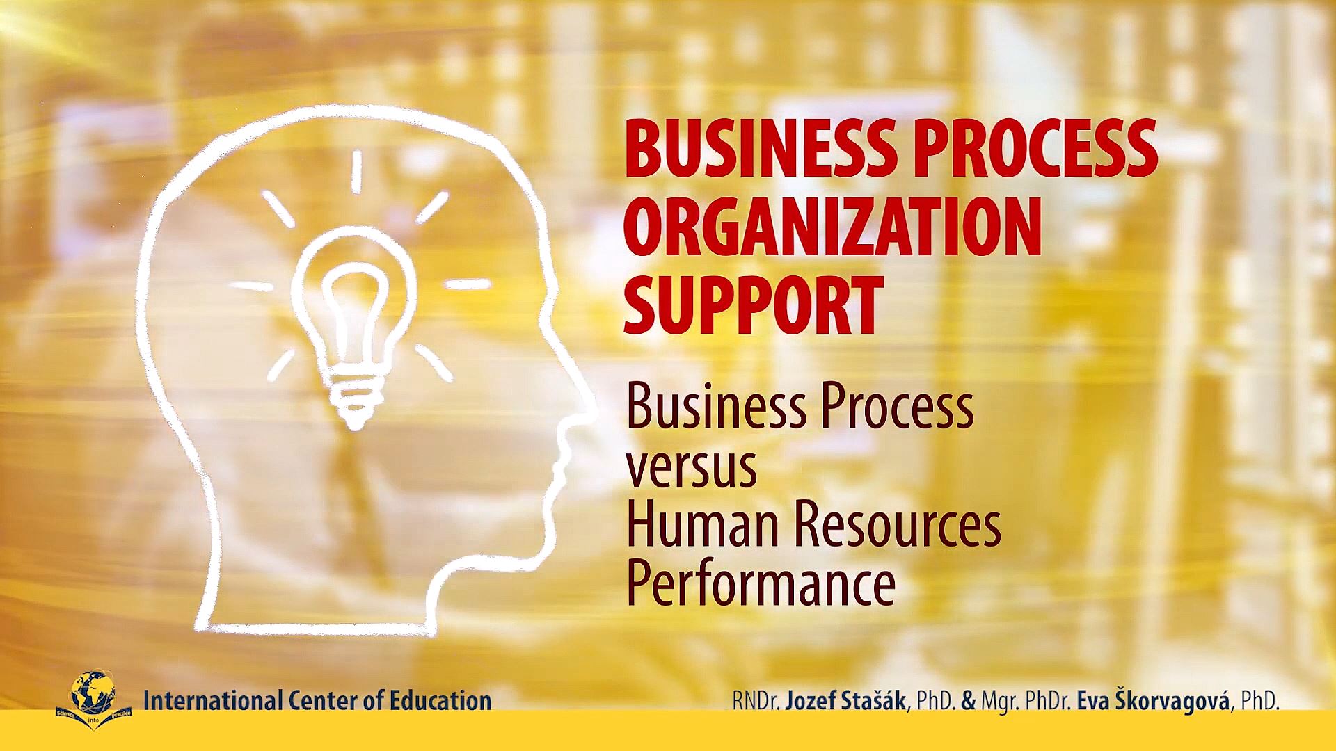 Jozef Stašák: Business Process Organization Support