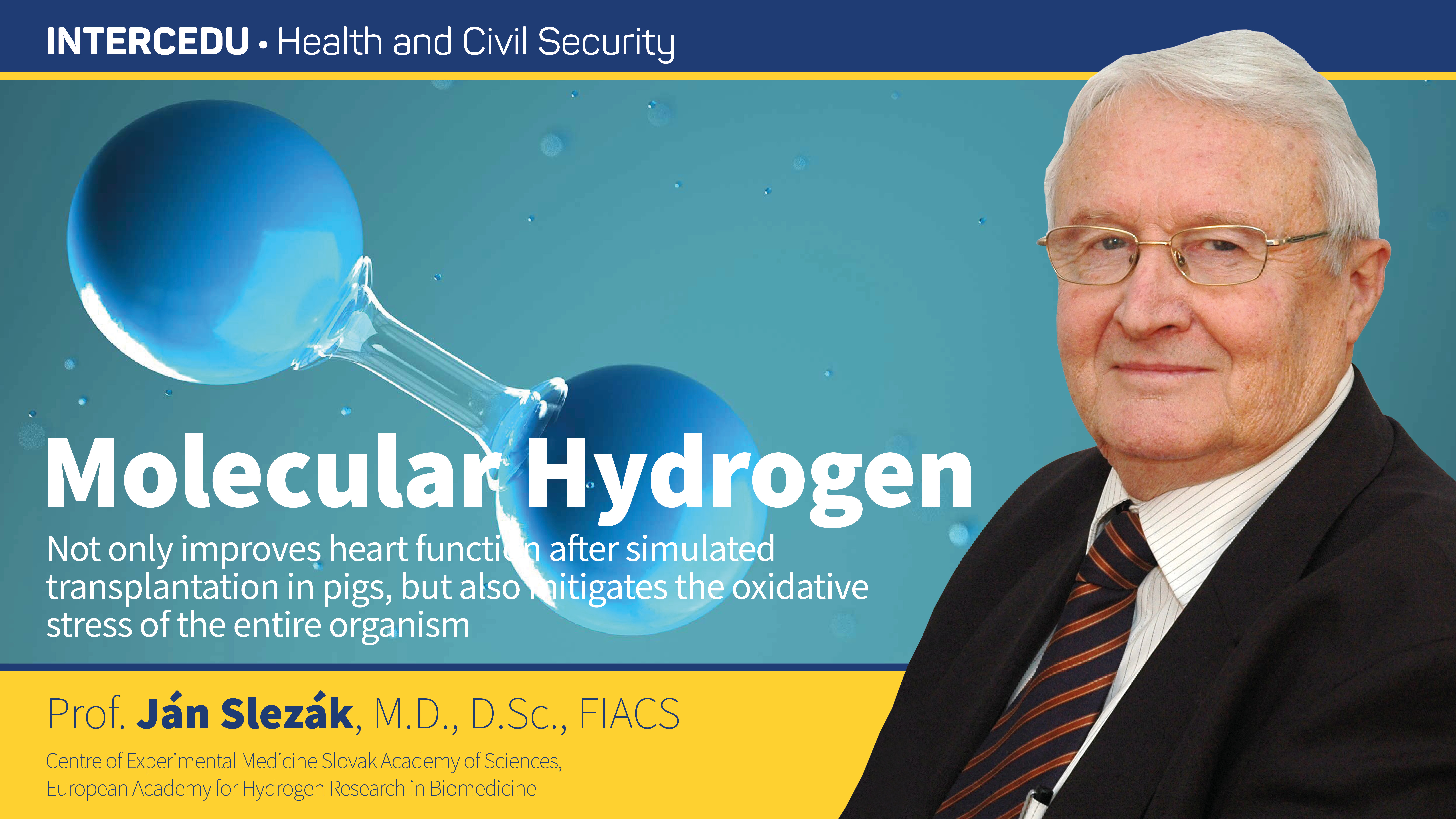Jan Slezak: Molecular hydrogen improves heart function after simulated transplantation in pigs
